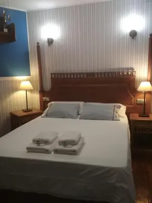 Cama o camas de una habitación en Casa Escosa