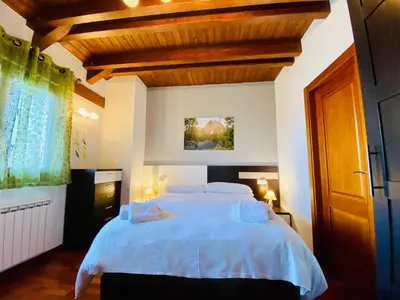 Cama o camas de una habitación en Casa Forn