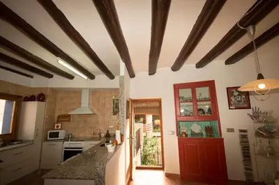 Una cocina o zona de cocina en Cal Manyo