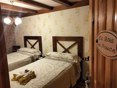 Cama o camas de una habitación en La Alcoba de Becquer