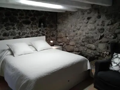 Cama o camas de una habitación en Casa Carlota