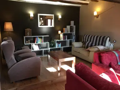 Zona de estar de La Masia del Batlle