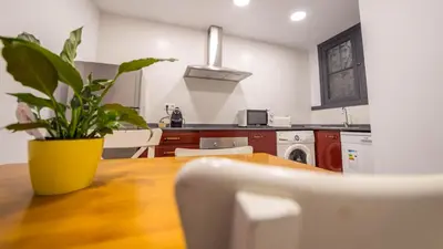Una cocina o zona de cocina en Groc Rooms