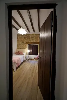 Cama o camas de una habitación en Casa El Carolino