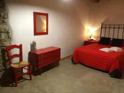 Cama o camas de una habitación en Solano de Moran