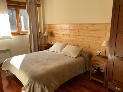 Cama o camas de una habitación en Apartament Vall
