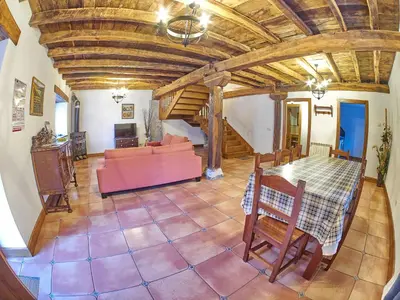 Cama o camas de una habitación en Casa Rural Borda Lenco