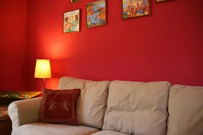 Zona de estar de Apartamentos Cogulla