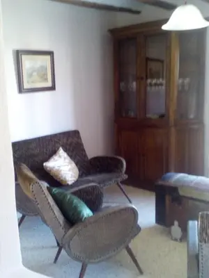 Zona de estar de Casa Cardelina