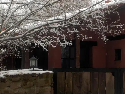 Hostal Itzalargikoborda en invierno