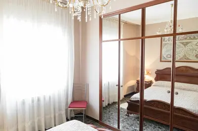 Cama o camas de una habitación en El Rincón de las Bardenas