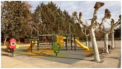 Zona de juegos infantil en Casa Rural Xixa Landetxea