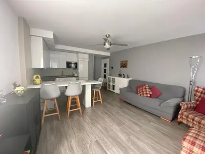 Una cocina o zona de cocina en Apartamento Marbore (Torla-Ordesa)
