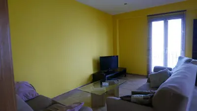 Una televisión o centro de entretenimiento en Casa Candio