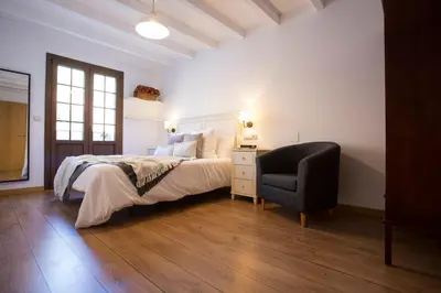 Cama o camas de una habitación en Markulluko Borda Rural Suites