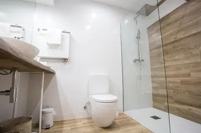 Un baño de Markulluko Borda Rural Suites