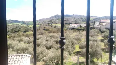 Vista general de una montaña o vista desde la casa o chalet