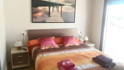 Cama o camas de una habitación en Casa Txema
