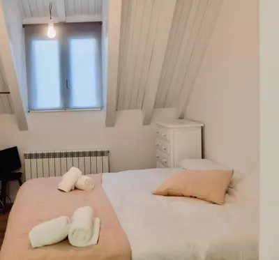 Cama o camas de una habitación en Up Benasque El Grito de Tarzan