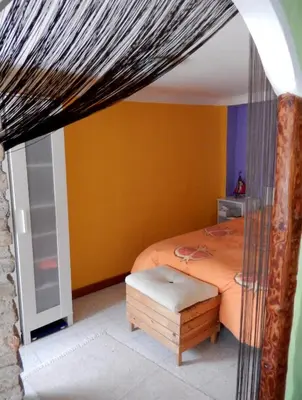 Cama o camas de una habitación en Casa Lugaré