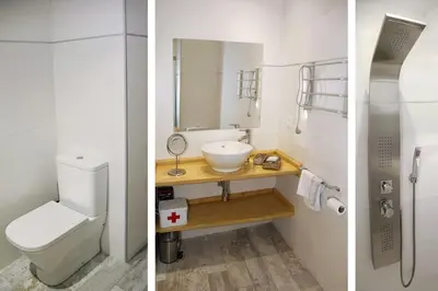 Un baño de Alojamientos Dezerto Bardenas
