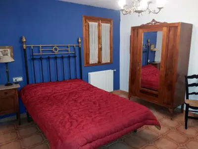 Cama o camas de una habitación en Casa Rural Benede
