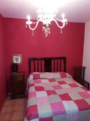 Cama o camas de una habitación en Casa Rural Benede