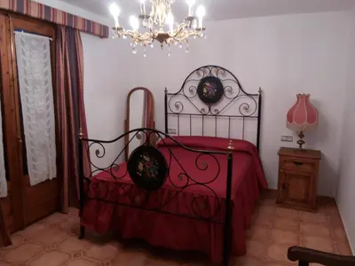 Cama o camas de una habitación en Casa Rural Benede