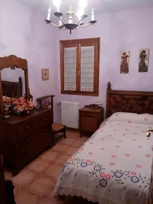 Cama o camas de una habitación en Casa Rural Benede