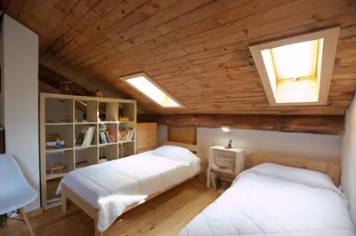 Cama o camas de una habitación en La Caseta del bosc de Sort