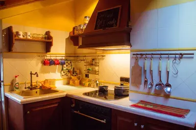 Una cocina o zona de cocina en Casa rural Bal D'Onsella