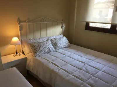 Cama o camas de una habitación en Apartament Vall d'Àger