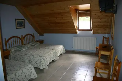 Cama o camas de una habitación en Casa Raspa
