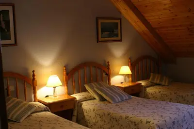 Cama o camas de una habitación en Casa Raspa