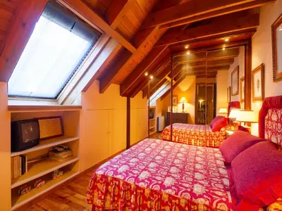 Cama o camas de una habitación en Apartament Araneu