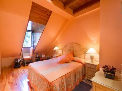 Cama o camas de una habitación en Apartament Araneu