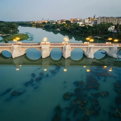 Vista de un río cerca de este apartamento