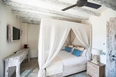 Cama o camas de una habitación en Mas del Sord 1335