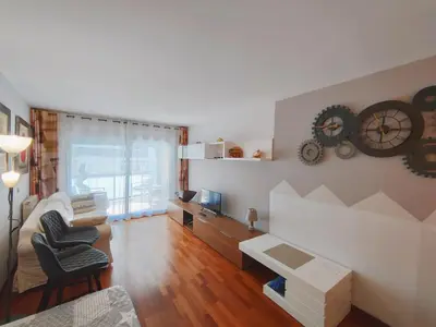 Zona de estar de Agora Apartments