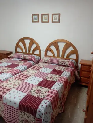 Cama o camas de una habitación en Casa Rosa