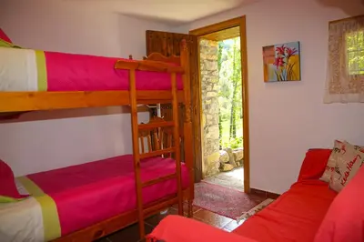 Cama o camas de una habitación en Casa Santafe CR-HU-1271