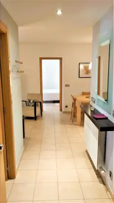 Una cocina o zona de cocina en Sierco Apartamentos Ainsa