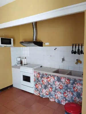 Una cocina o zona de cocina en Casa Manzana