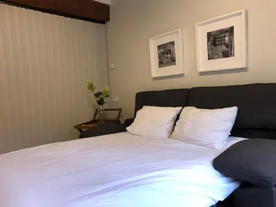 Cama o camas de una habitación en The Estafeta View Apartment