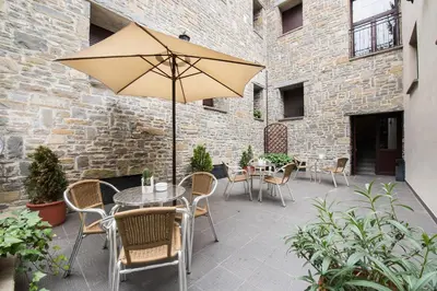 Un patio o zona al aire libre en Hotel Villa Virginia
