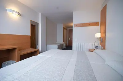 Cama o camas de una habitación en Hotel Europa