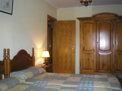 Cama o camas de una habitación en Apartamentos Turisticos Sol y Nieve