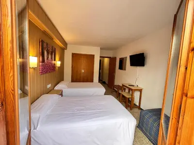 Cama o camas de una habitación en Meson de Castiello