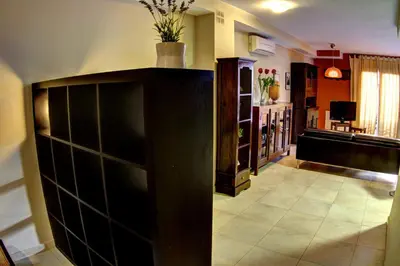 Una televisión o centro de entretenimiento en Apartaments Ca La Pauleta