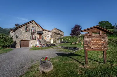 Paisaje cerca of this country house